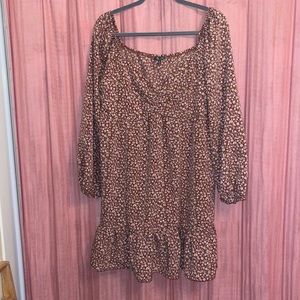 Floral Off-the-Shoulder Dress